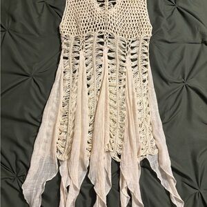 Bohemian Crochet Fringe Top